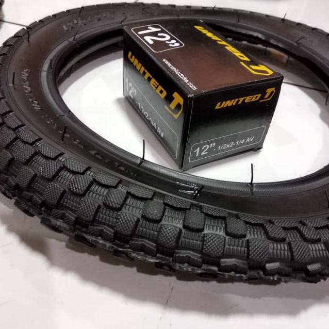 1 set Ban luar Genio + dalam United 12 sepeda kecil anak anak