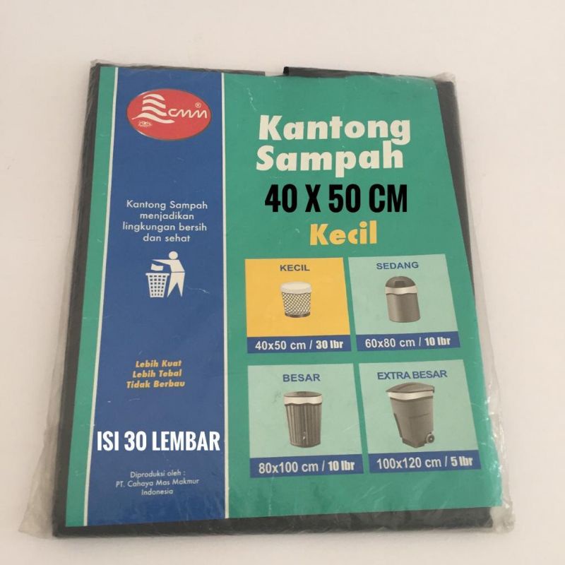 DAPURMAMI Kantong Sampah Trash Bag Ukuran Kecil  40 x 50 cm Ukuran Sedang 60 x 80 cm