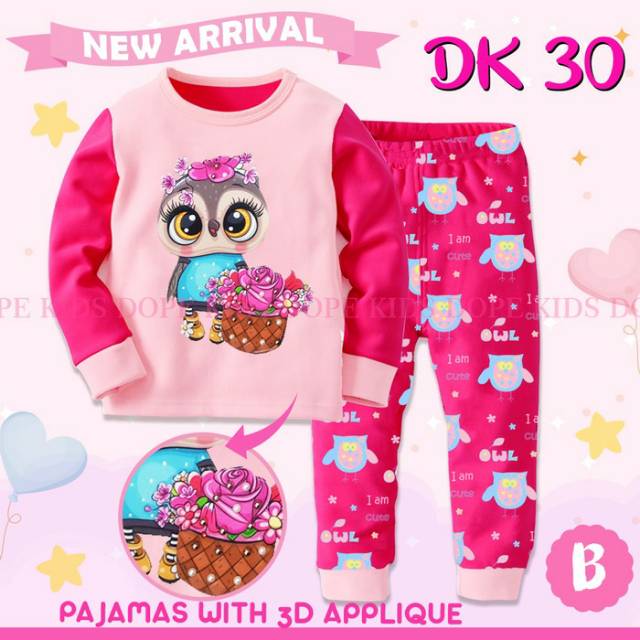 Pajamas baju tidur anak Dope Kids DK 30