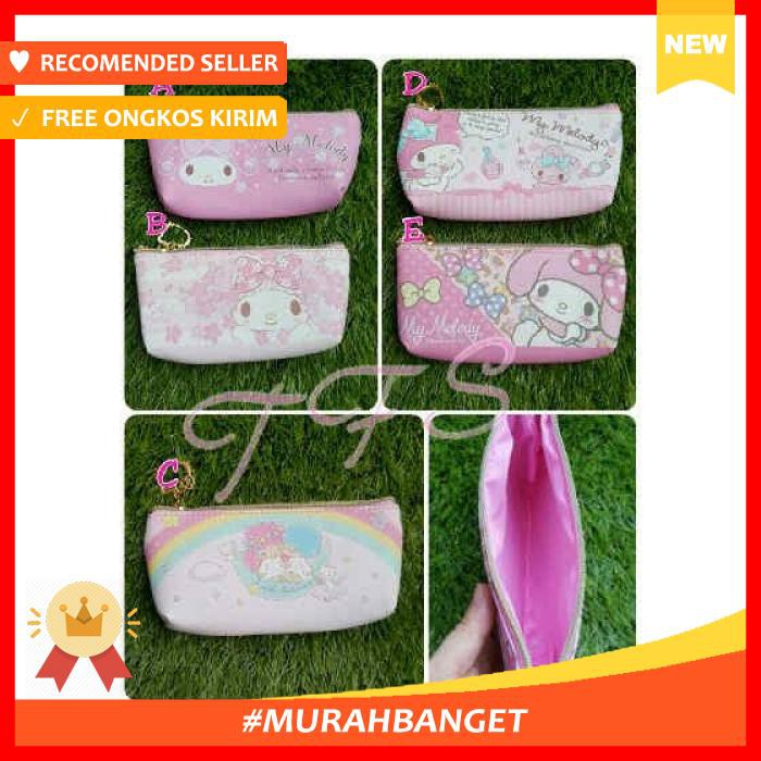 

Tempat Pensil - / Pouch Serbaguna Semi Kulit My Melody, Little Twin Star - Alat Tulis