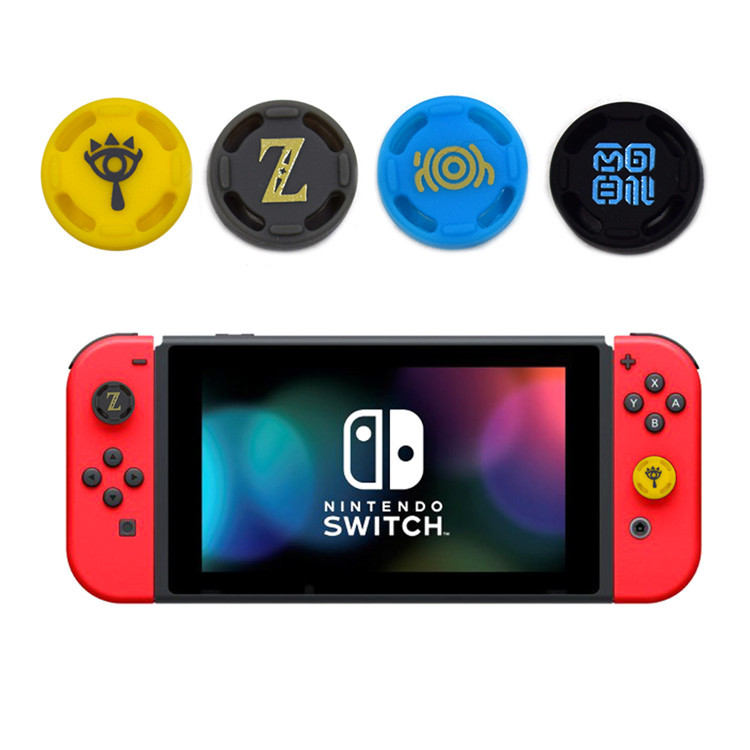 Nintendo Switch Zelda Pokemon Mario Animal Crossing Theme Analog Caps 2 Pcs of Thumb Grips for Nintendo Switch Lite