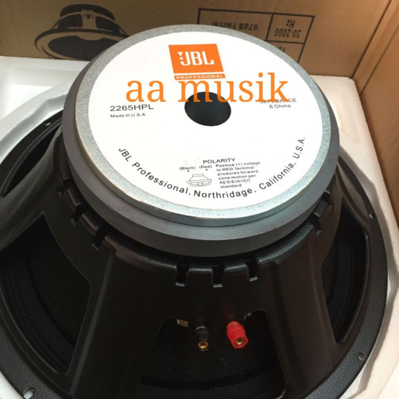 Jual SPEAKER SUBWOOFER JBL 18 IN 182265HPL VOICE COIL 4 INCH Indonesia