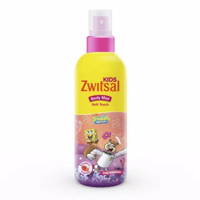 Zwitsal Kids Body Mist Pink Soft Touch 100 Ml