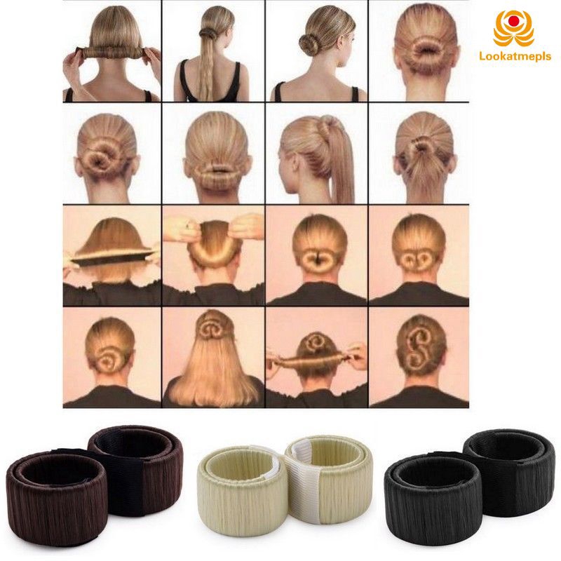 Fashion Women Bun Maker Hair Accessories Hairstyle Dish Twist
