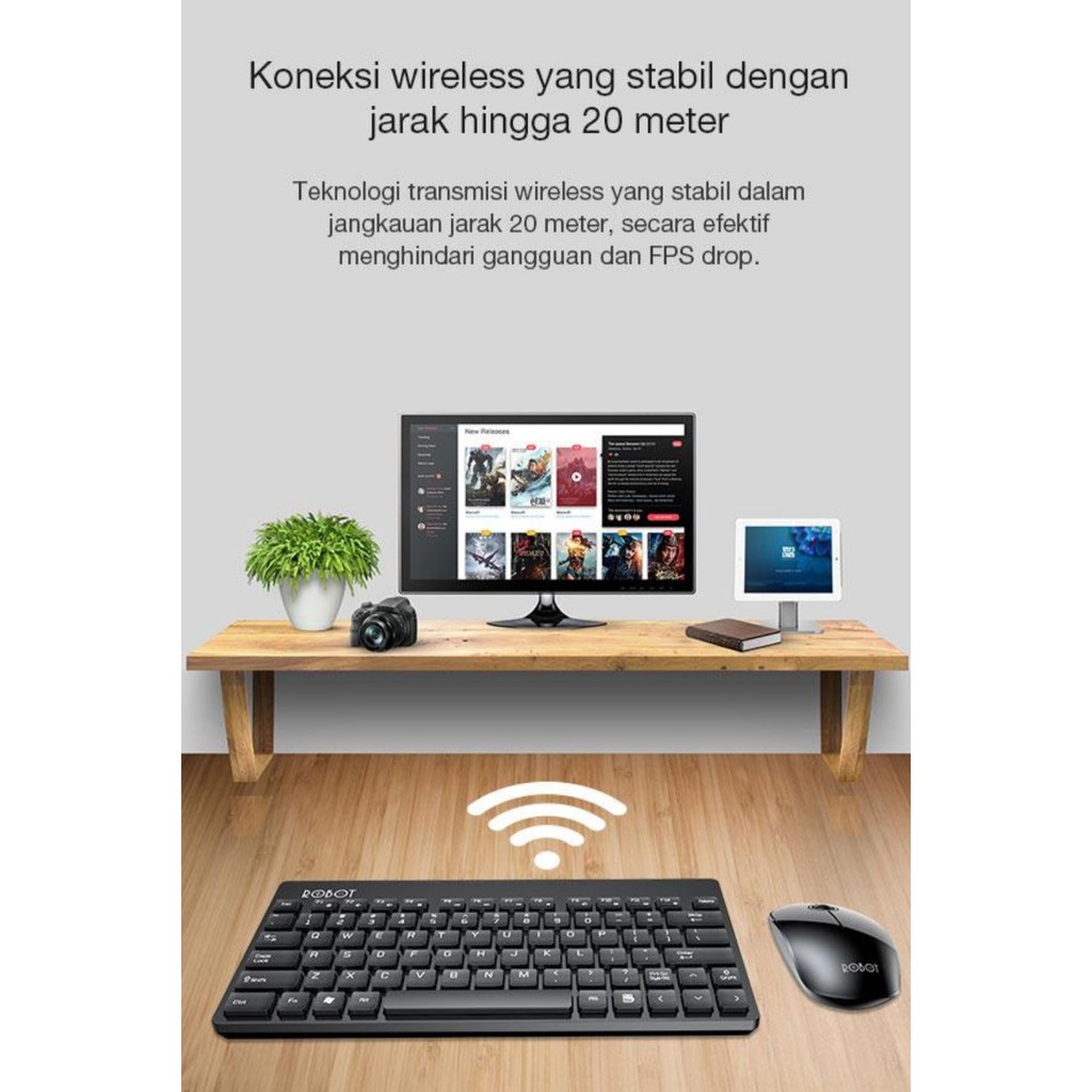 Keyboard Mouse Wireless Portable - Mouse Keyboard Mute Combo KMS3000