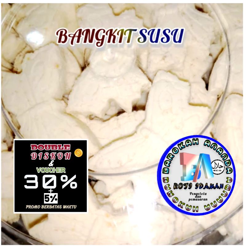 

Kue Bangkit Susu T500gr kue lebaran MD1+