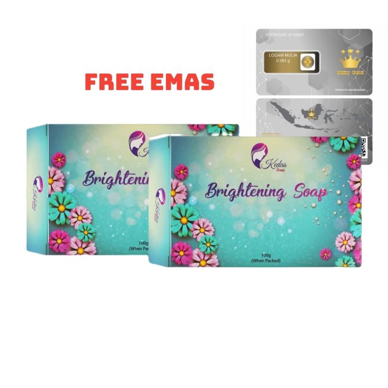 SABUN KEDASBEAUTY ORIGINAL/SABUN/SABUN KEDASBEAUTY/SABUN ORIGINAL/KEDASBEAUTY/KEDASBEAUTY ORIGINAL-2 SABUN + EMAS