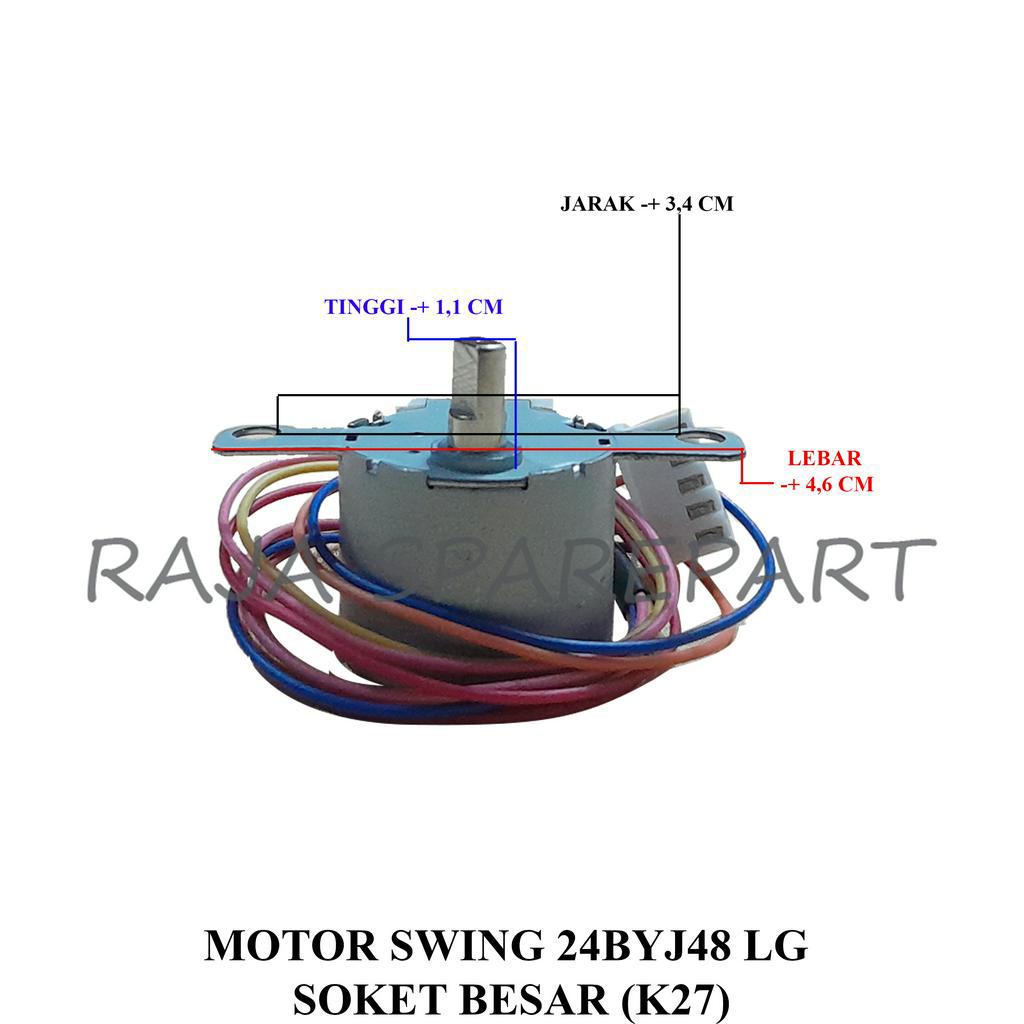 MOTOR SWING 24BYJ48 LG SOKET BESAR (K27)