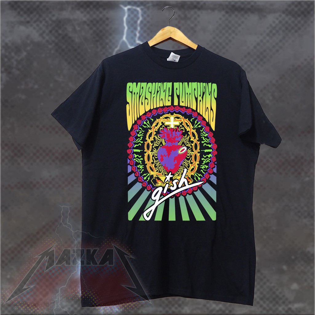 Kaos Band Alternative Rock |  Smashing Pumpkins |  Gish 30th Anniversarry Short Sleeves