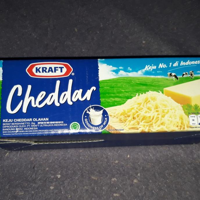 

keju kraft cheddar 2kg