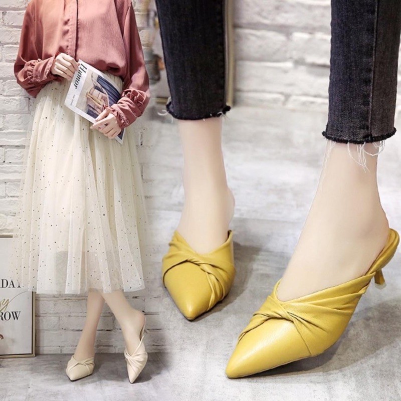 Heels wanita B317 import realpict