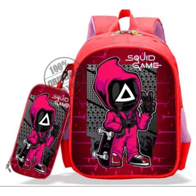 Tas Ransel Anak Sekolah TK-SD/ Tas Ransel Anak SQUID GAME