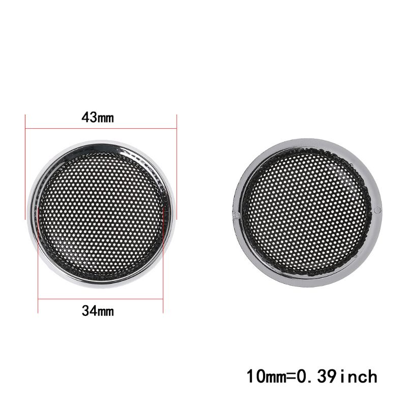 Btsg 2pcs Cover Pelindung Speaker Tweeter Bahan Mesh Ukuran 1 &quot;