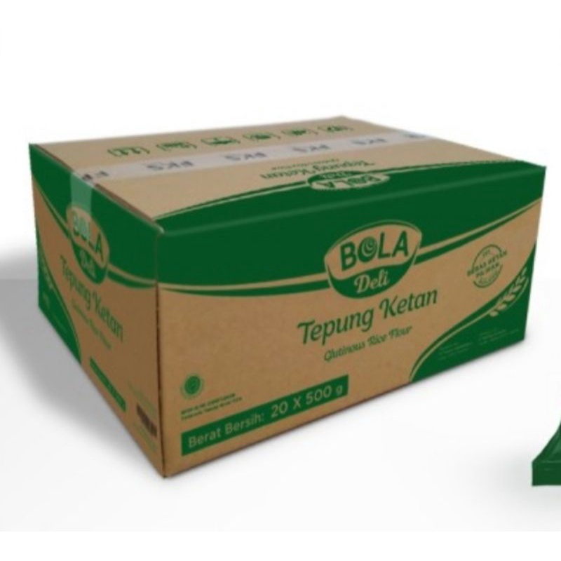 

Bola deli Tepung Ketan 1 dus 500 gr isi 20pcs