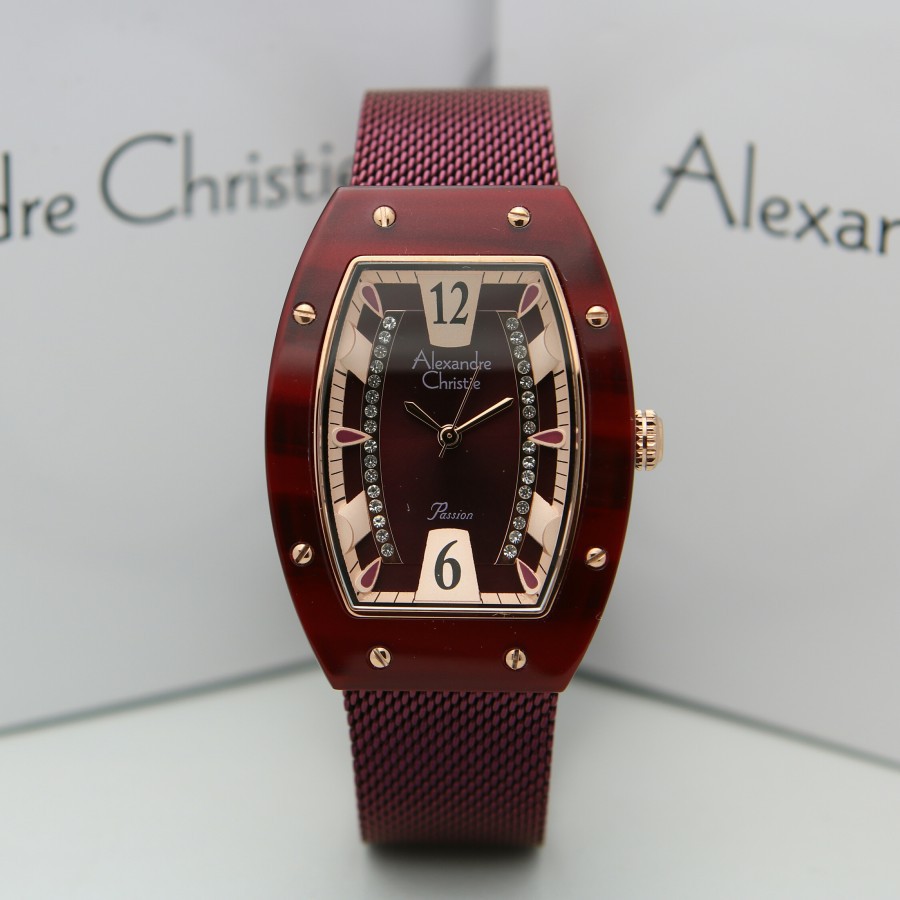 ORIGINAL Jam Tangan Wanita Alexandre Christie Stainles AC 2778 / AC2778 / 2778 Garansi Resmi 1 Tahun