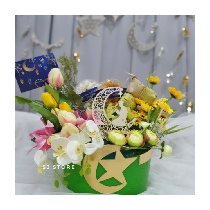 

kering kue Rangkaian Limited fitri Dijual lebaran parcel idul hampers bunga