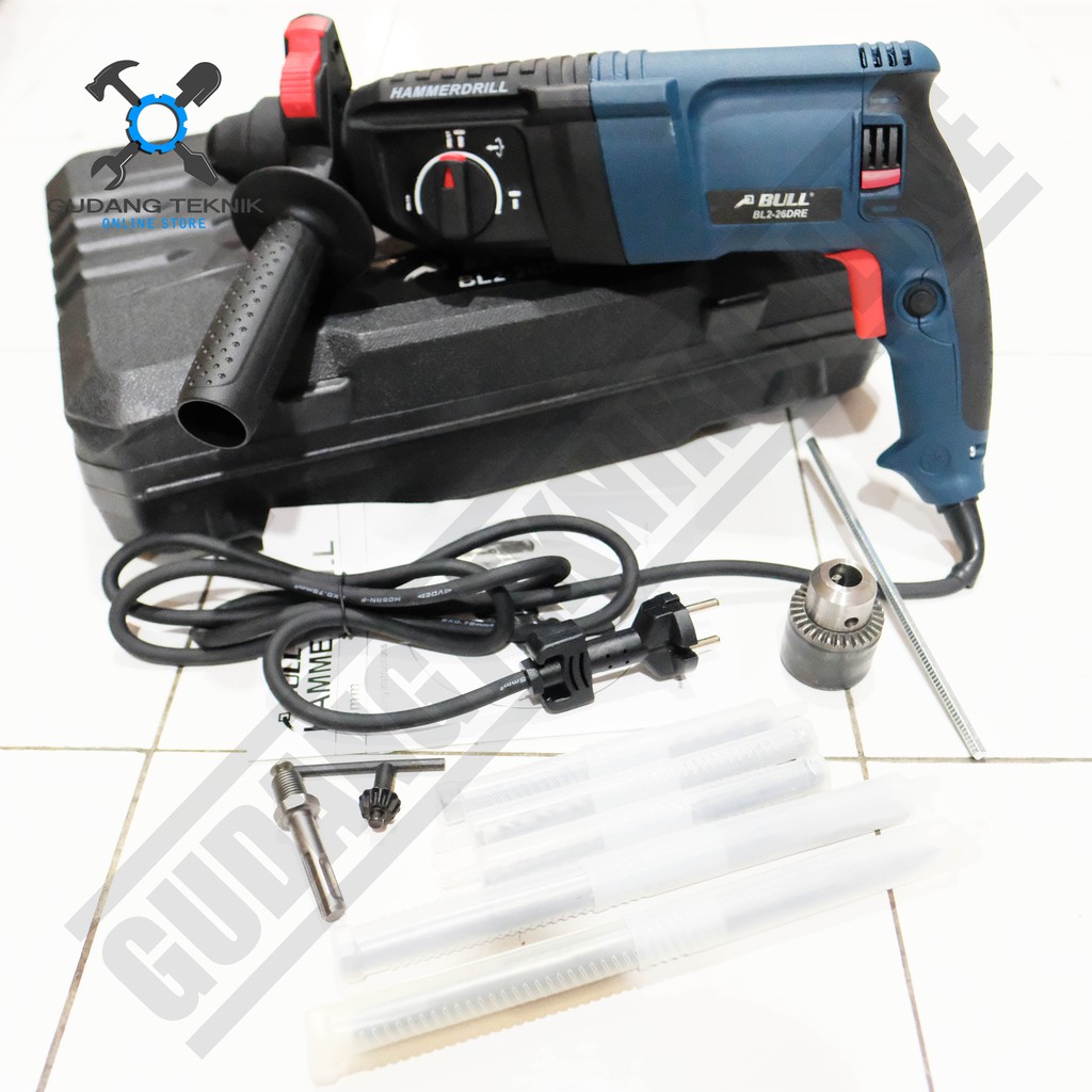 Rotary Hammer BULL BL 2-26DRE / Bor Bobok Beton BULL BL2-26DRE Hammer Drill