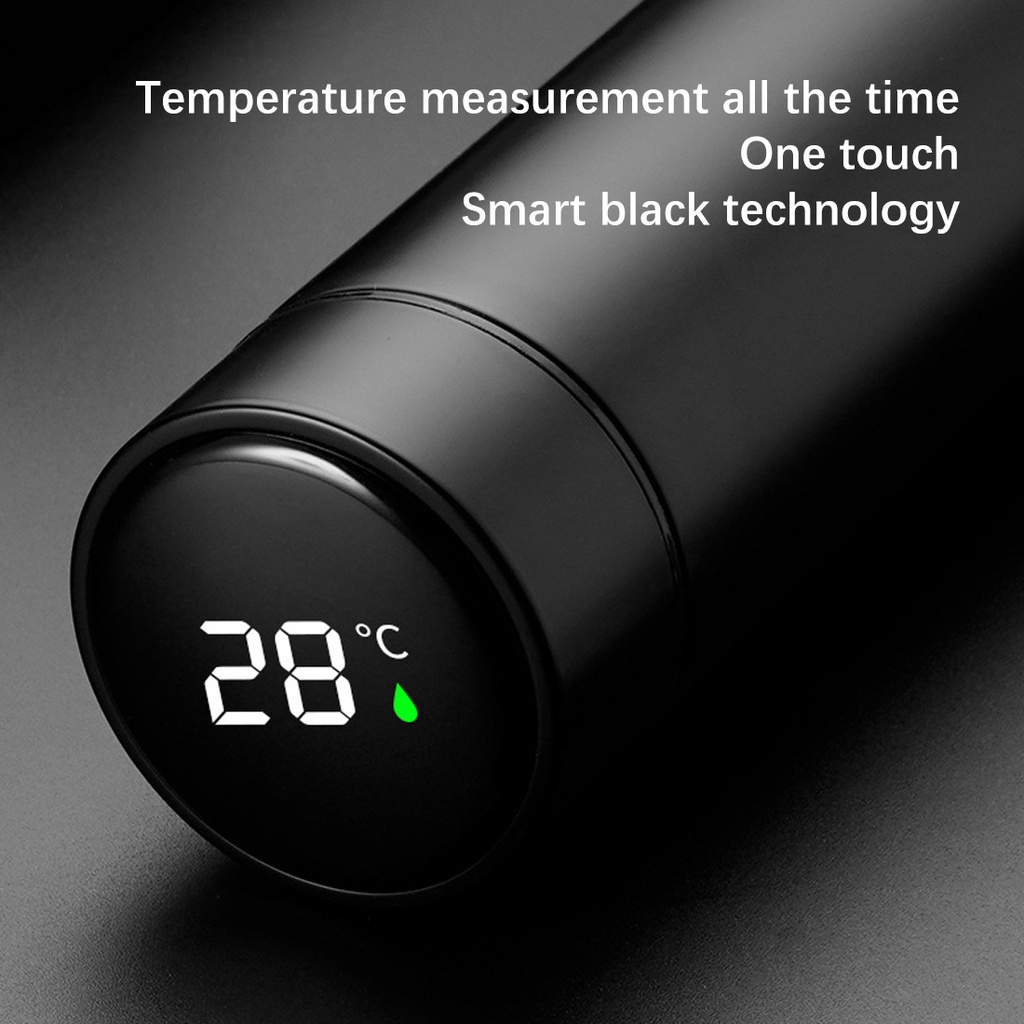 TERMOS LED SUHU TEMPERATUR  TEMPAT MINUM AIR PANAS STAINLESS DISPLAY SMART CUP