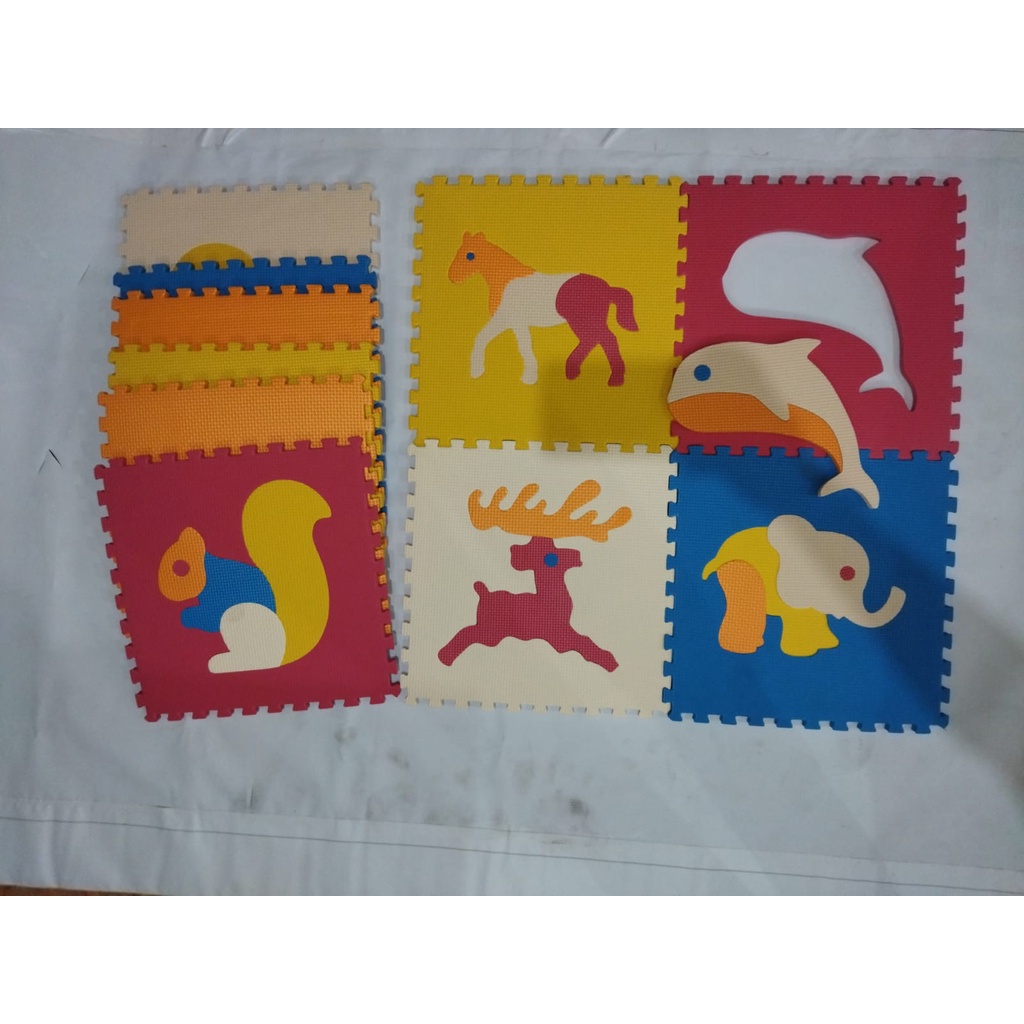 matras puzzle lantai seri hewan murah terlengkap jakarta