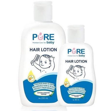 Promo!!! Pure Baby Hair Lotion 80ml 80 ml 230ml / Pure Hair Lotion 80ml 230ml 230ml