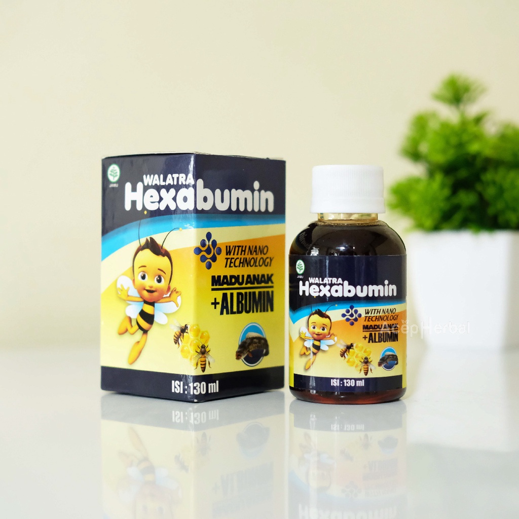 Obat Batuk Anak 1-2 Tahun Batuk Pilek Anak Berdahak Herbal Walatra Hexabumin Madu Anak Albumin 130 Ml With Nano Technology Original