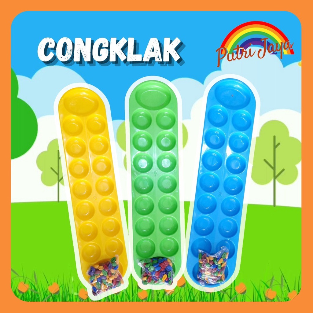 Mainan Tradisional Congklak Mainan Edukasi Ukuran Sedang