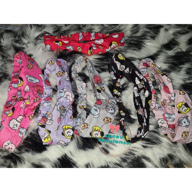 Bandana Anak Silang Motif BTS BT21 (bisa pilih warna) best seller