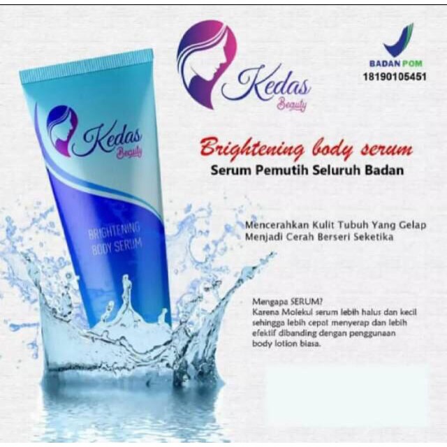 [CYBER] COD PROMO KEDAS BEAUTY BRIGHTENING BODY SERUM ASLI