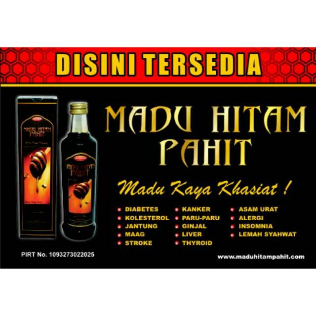 

Madu Hitam pahit