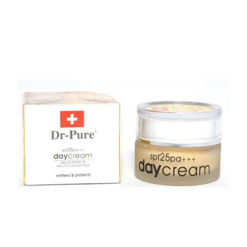 Dr Pure Day Cream 20gr Original Bpom SPF25 PA+++