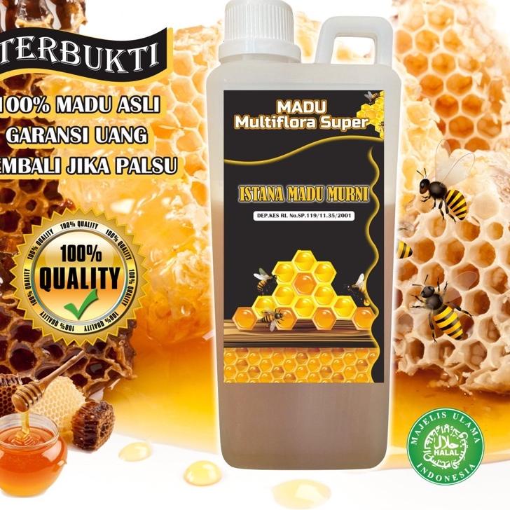 

[PRODUK MJHMC] MADU MURNI MULTIFLORA SUPER 1KG KEMBANG HARUM 100% RAW HONEY 1KG GRED A ISTANA MADU MURNi 9QK