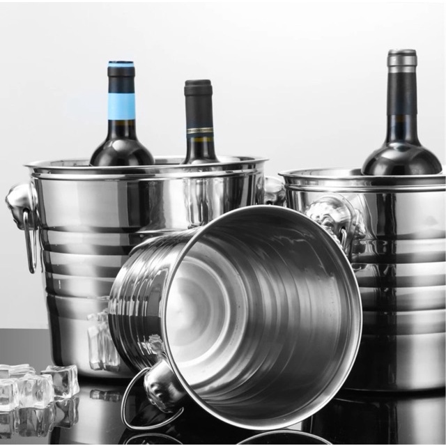 ice bucket 3L  5L ember es batu wine bucket stainless steel 3 L 5 L