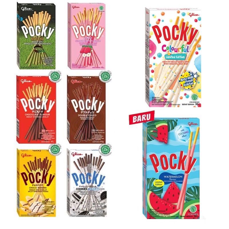 

Pocky 45gr strawberi dus penyok dikit