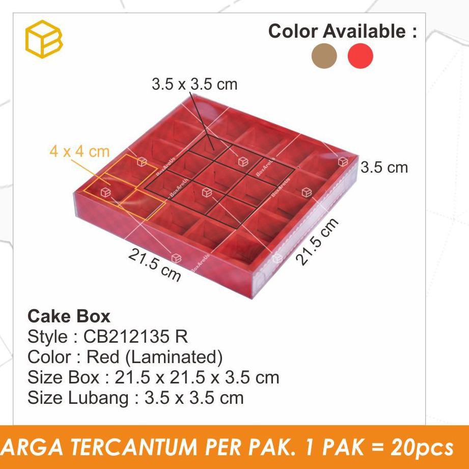 

Product-Viraly Box Nastar Sekat Mika / Dus Kotak Sekat / Box Cookies Gift (20pc) - CB212135 Promo Kh