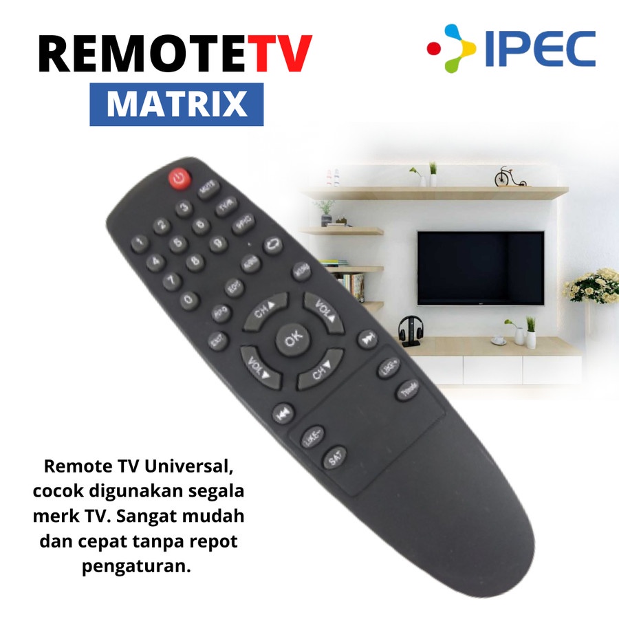 Remot remote Matrix Nexia / Matrik Mpeg2 Parabola/Receiver Remot tv Matrix