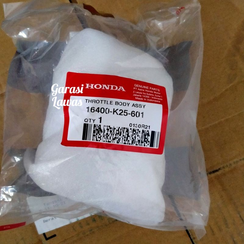 16400-K25-601 Throttle body assy original AHM Honda Beat fi esp throttle body ori beat injeksi start