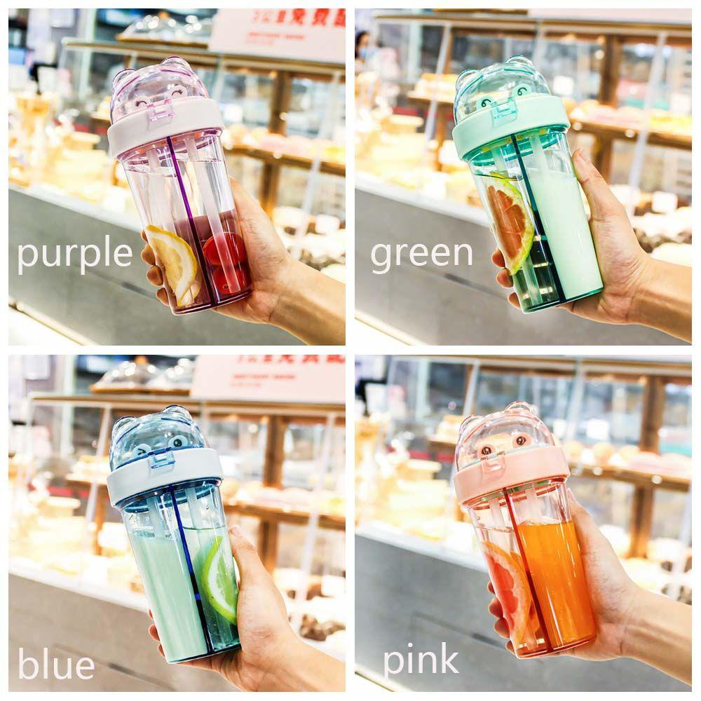 Solighter Water Bottle Portable Gelas Plastik Mug Minum