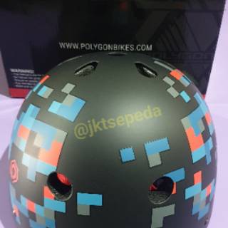  Helm  Sepeda  Polygon  Pixel Batok  Shopee Indonesia