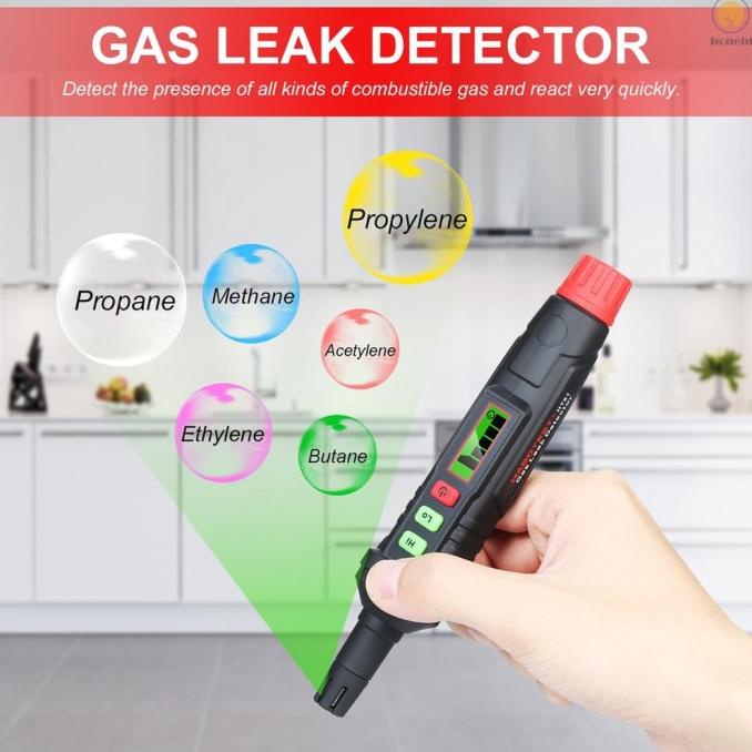 Habotest Portable Gas Leak Detector Alarm Combustible Gas Detector