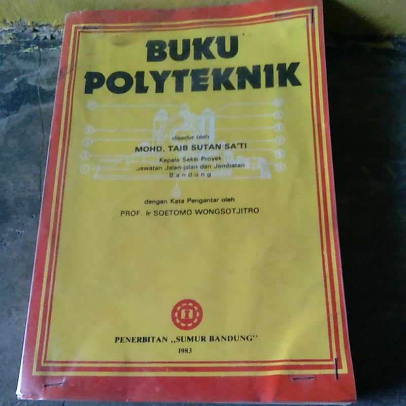 BUKU POLYTEKNIK. disadur oleh MOHD. TAIB SUTAN SATI. buku bekas yang
