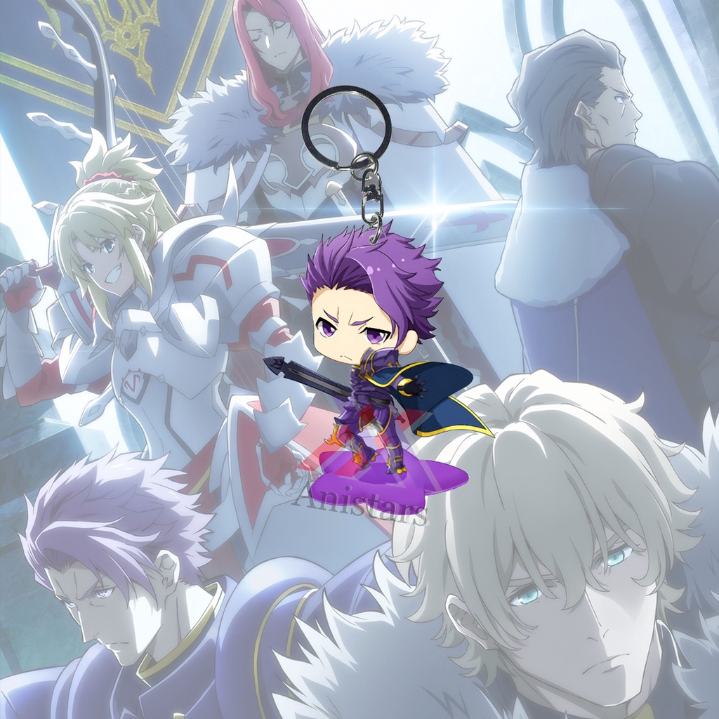 Gantungan Kunci Fate Grand Order Lancelot Saber 02 - Key Chain - Souvenir - Anime - Ganci - Ganci An