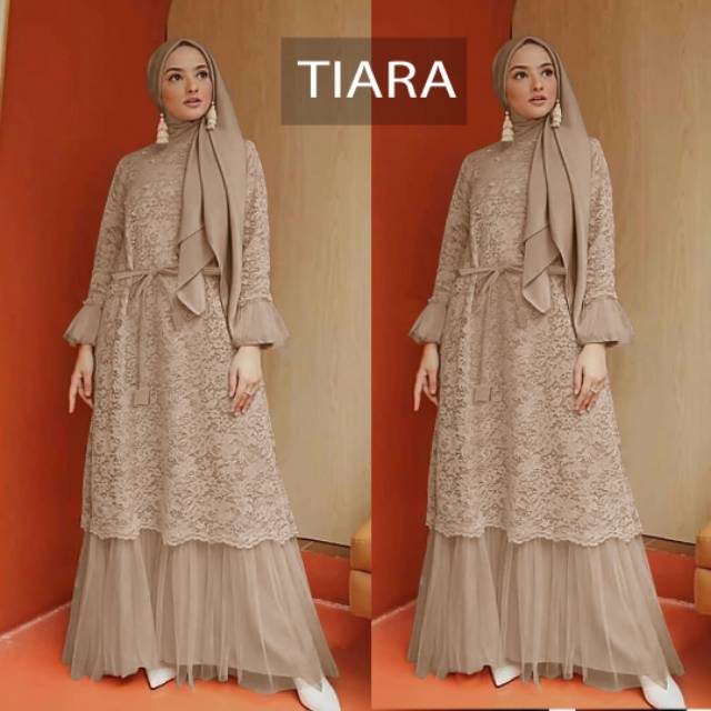 GAMIS MUSLIM TIARA/ SIZE S-M,L,XL,XXL /GAMIS  BRUKAT TIMBUL/ GAMIS BRUKAT SERAGAM /GAMIS BRUKAT TILE