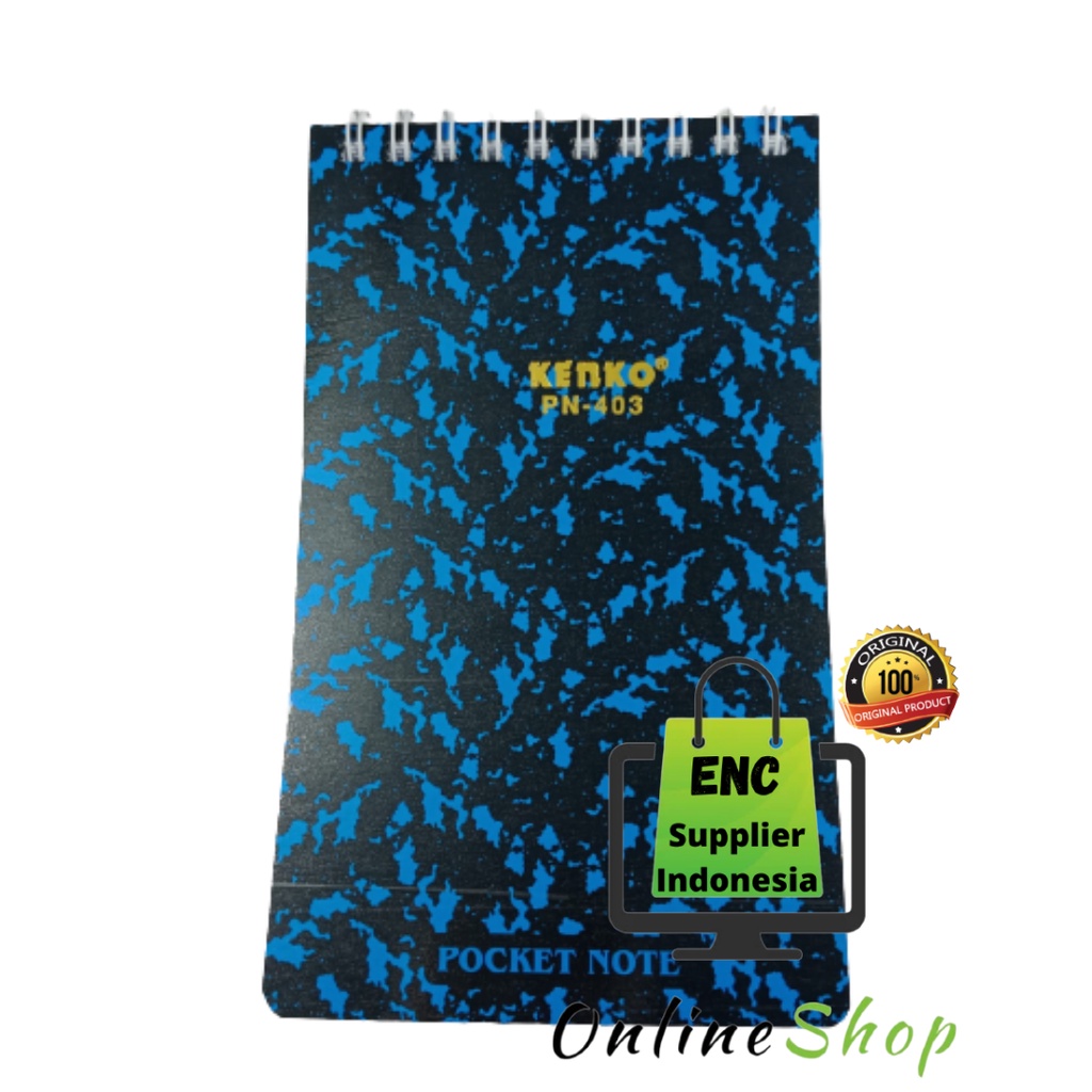

KENKO 1 buah KENKO Pocket note PN 403 kenko notes ring pn-403 saku kantong per pcs - enc.sup