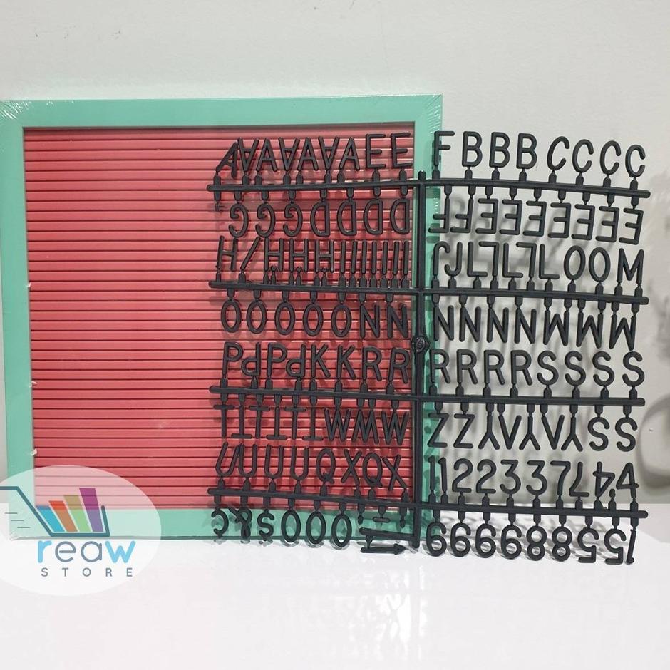 

[KODE CGS] Papan Huruf / DIY Changeable Letter Board Dekorasi Rumah Baby Cafe