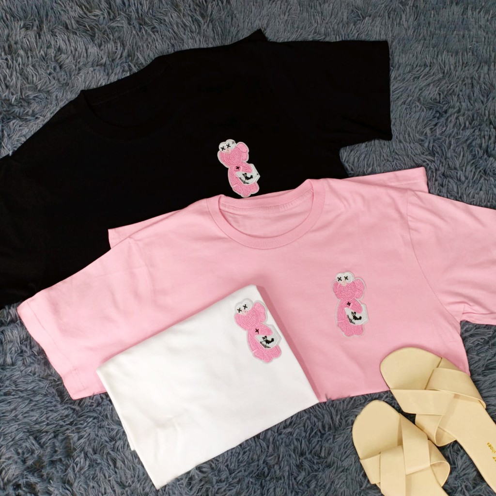 PINK UNIQLLO/ TERMURAH BAJU KAOS KATUN WANITA LENGAN PENDEK / TUMBLR TEE /