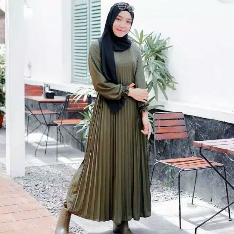 Gamis Polos | Gamis Plisket | Gamis Plisket Premium | Gamis Jumbo