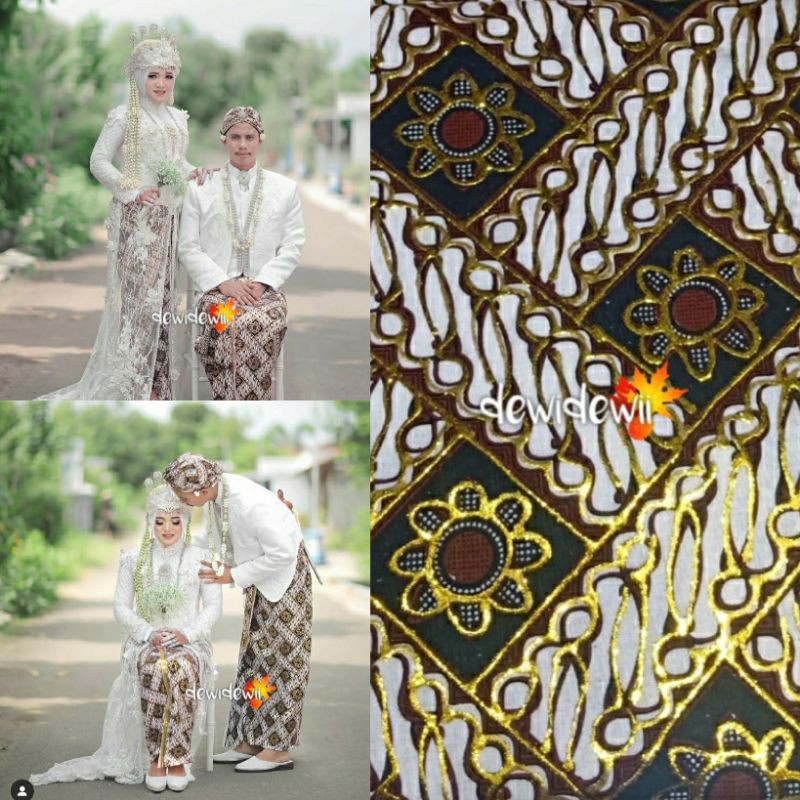 [Sepasang] Jarik Pengantin Prodo - Motif Lengkap || Lembaran