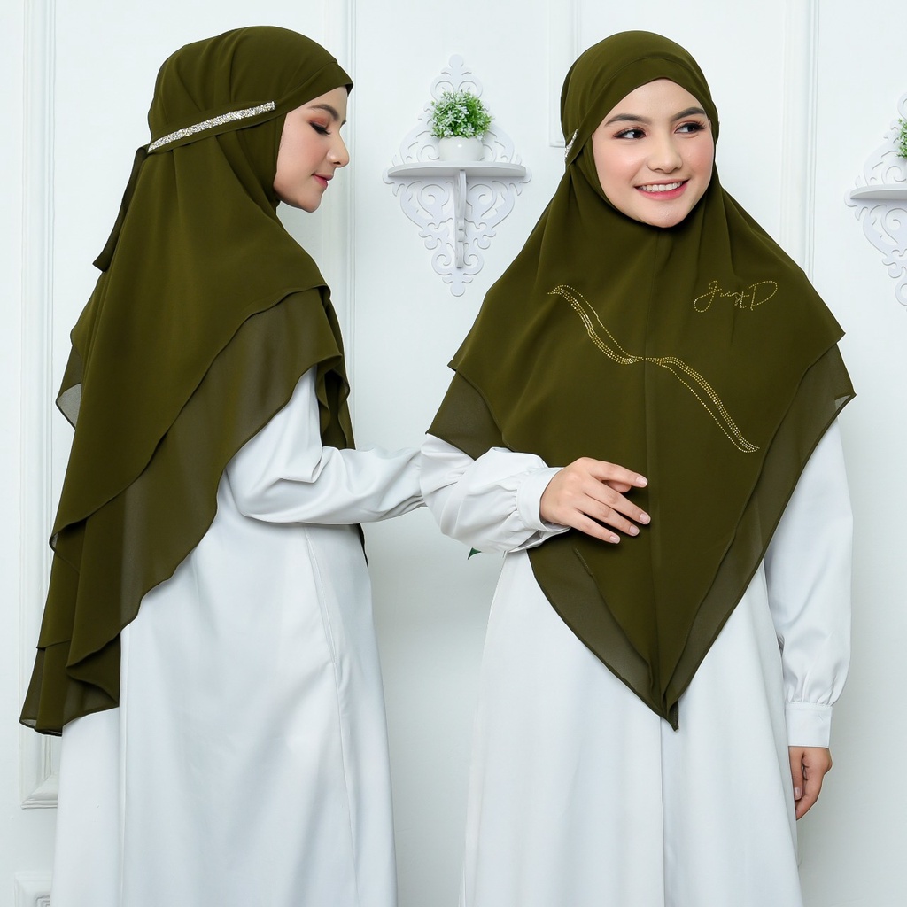 Khimar Mini Ceruty Payet 2 Layer