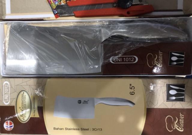 Pisau Golok Cincang - Pisau Daging Dan Tulang Stainless Ideal Uni 1012