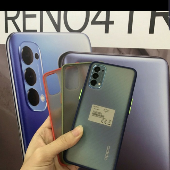 OPPO RENO 4/RENO 4 PRO/RENO 3/RENO 3 PRO/RENO 2/RENO 2F CASE SOFT DOFF HARDCASE MATTE TRANPARANT